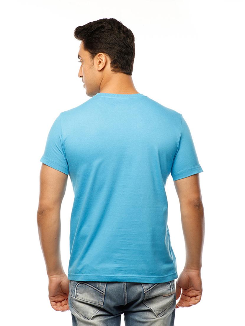 men round neck front print t-shirt - 19649506 - Standard Image - 3