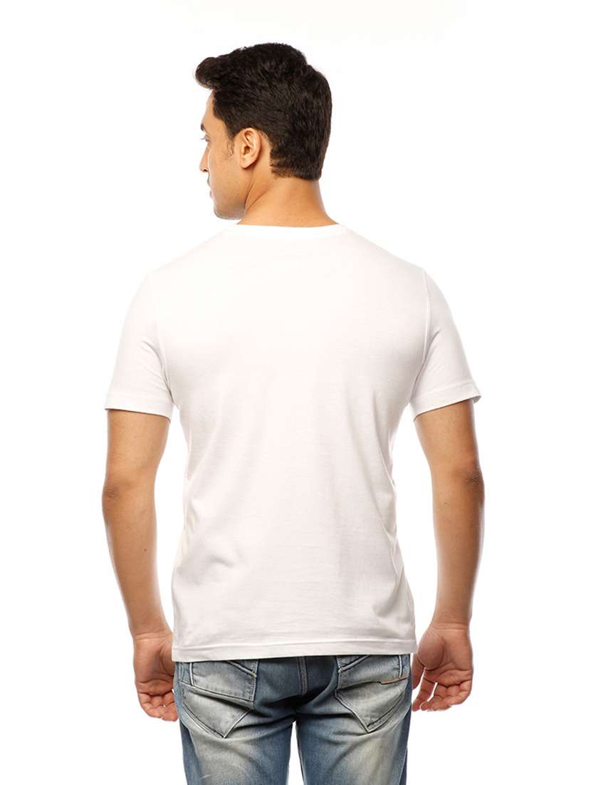 men round neck front print t-shirt - 19649524 -  Standard Image - 3