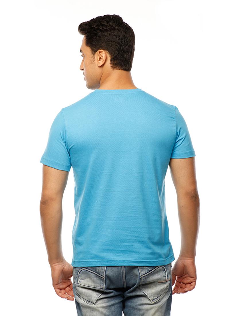 men round neck front print t-shirt - 19649531 - Standard Image - 3