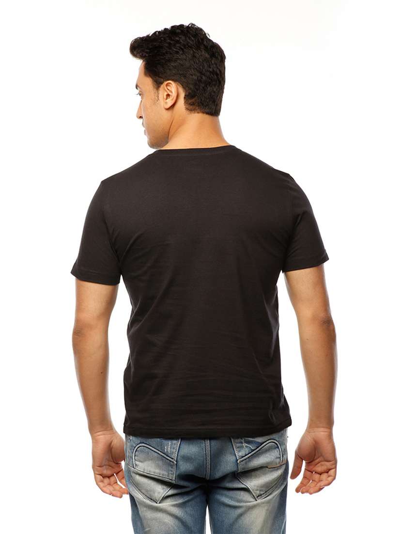 men round neck front print t-shirt - 19649565 -  Standard Image - 3