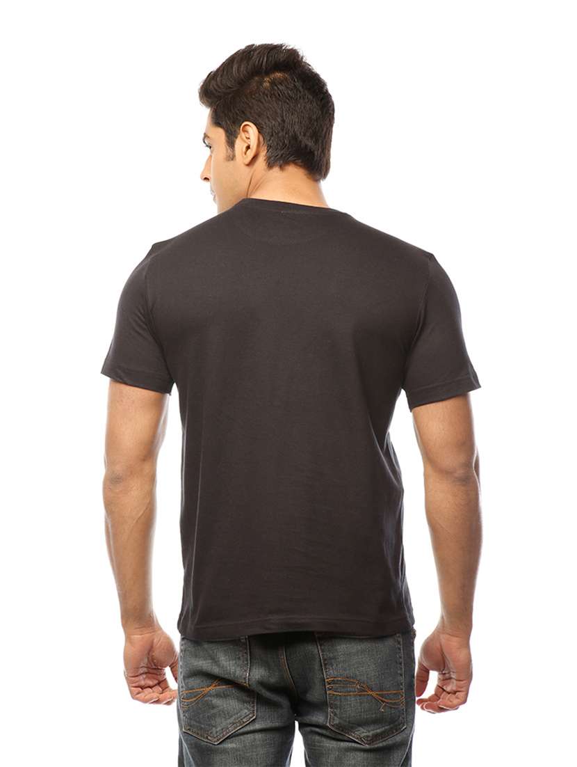 men crew neck front print t-shirt - 19649574 -  Standard Image - 3