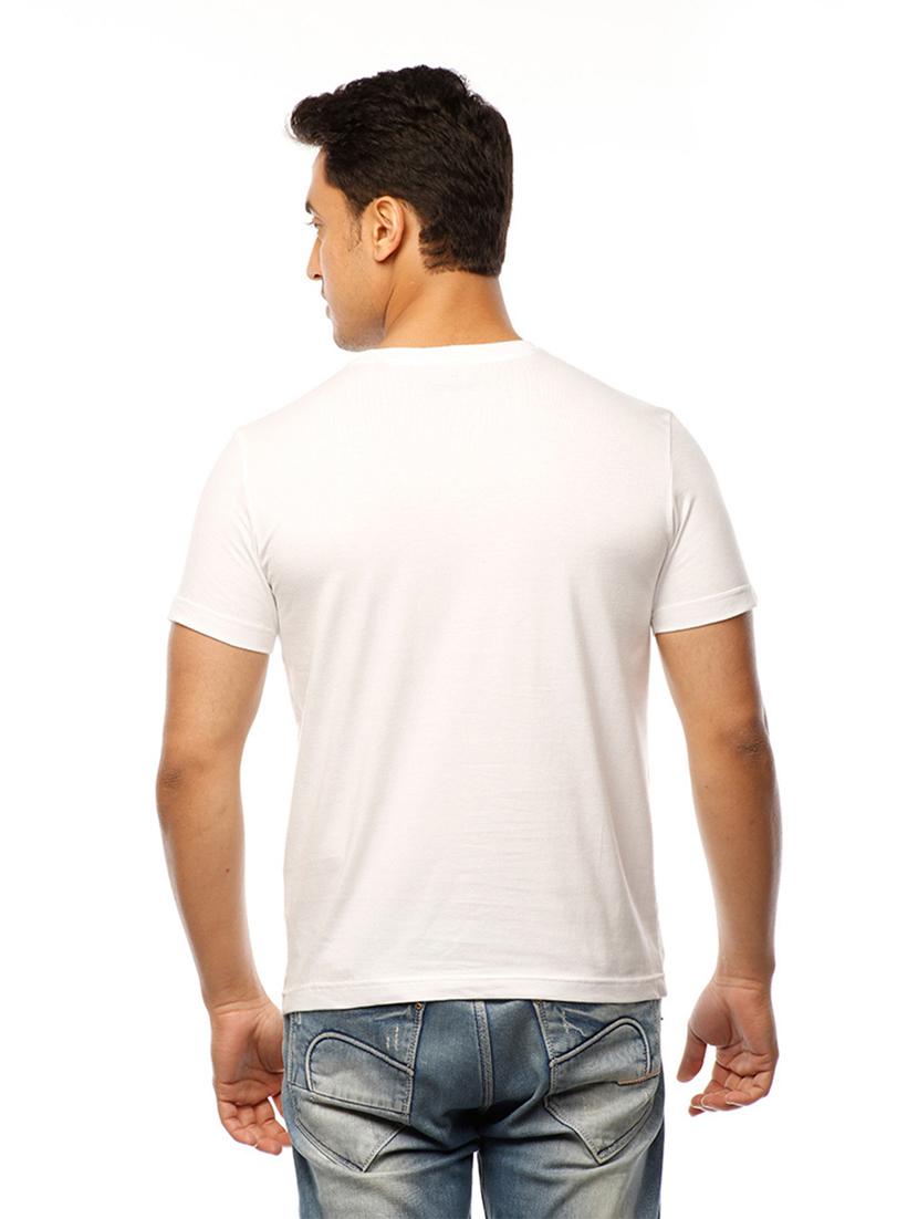 round neck printed regular t-shirt - 19649620 - Standard Image - 3