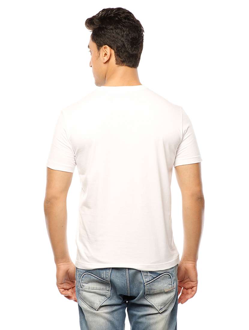 round neck printed regular t-shirt - 19649624 - Standard Image - 3