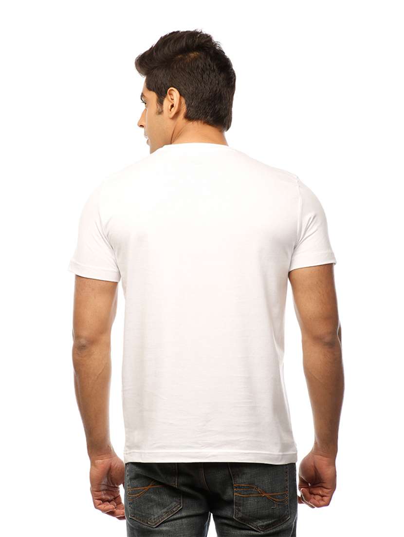 round neck printed regular t-shirt - 19649640 - Standard Image - 3