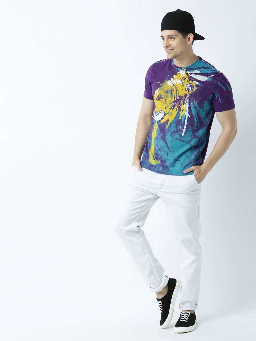 printed cotton regular t-shirt - 19649886 -  Standard Image - 3