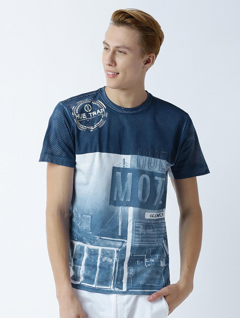 printed cotton regular t-shirt - 19649907 - Zoom Image - 0