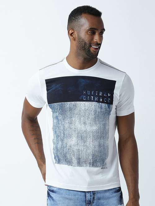 Printed Cotton Regular T Shirt