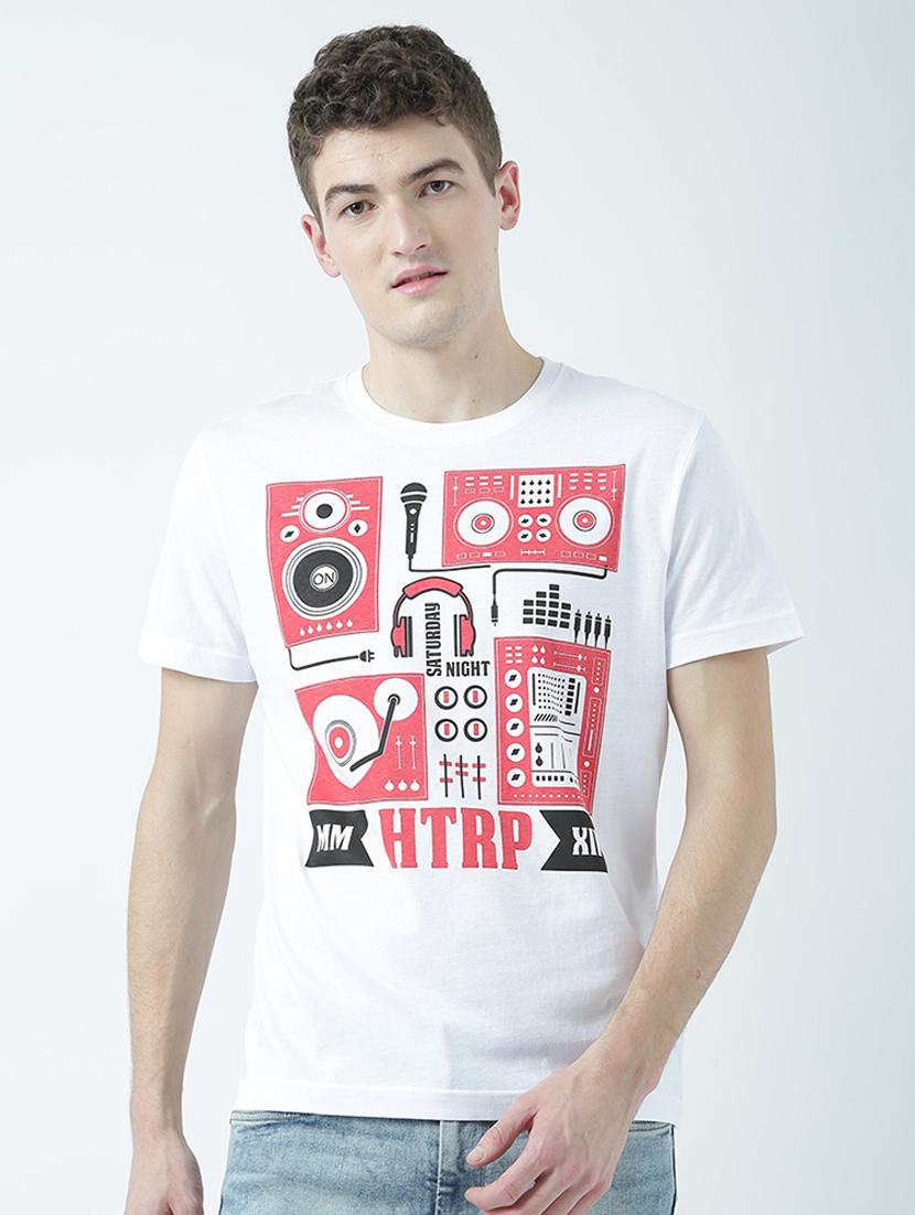 printed cotton regular t-shirt