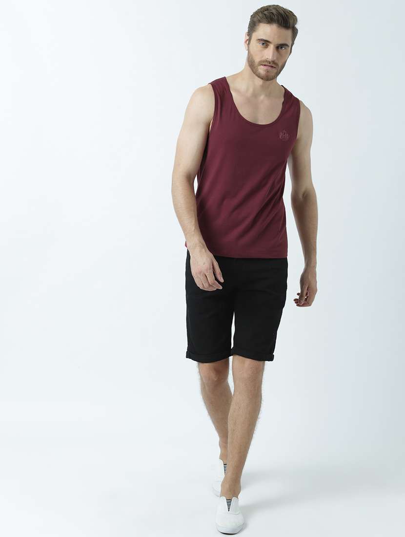 Men Printed Sleeveless Vest - 19650059 -  Standard Image - 3