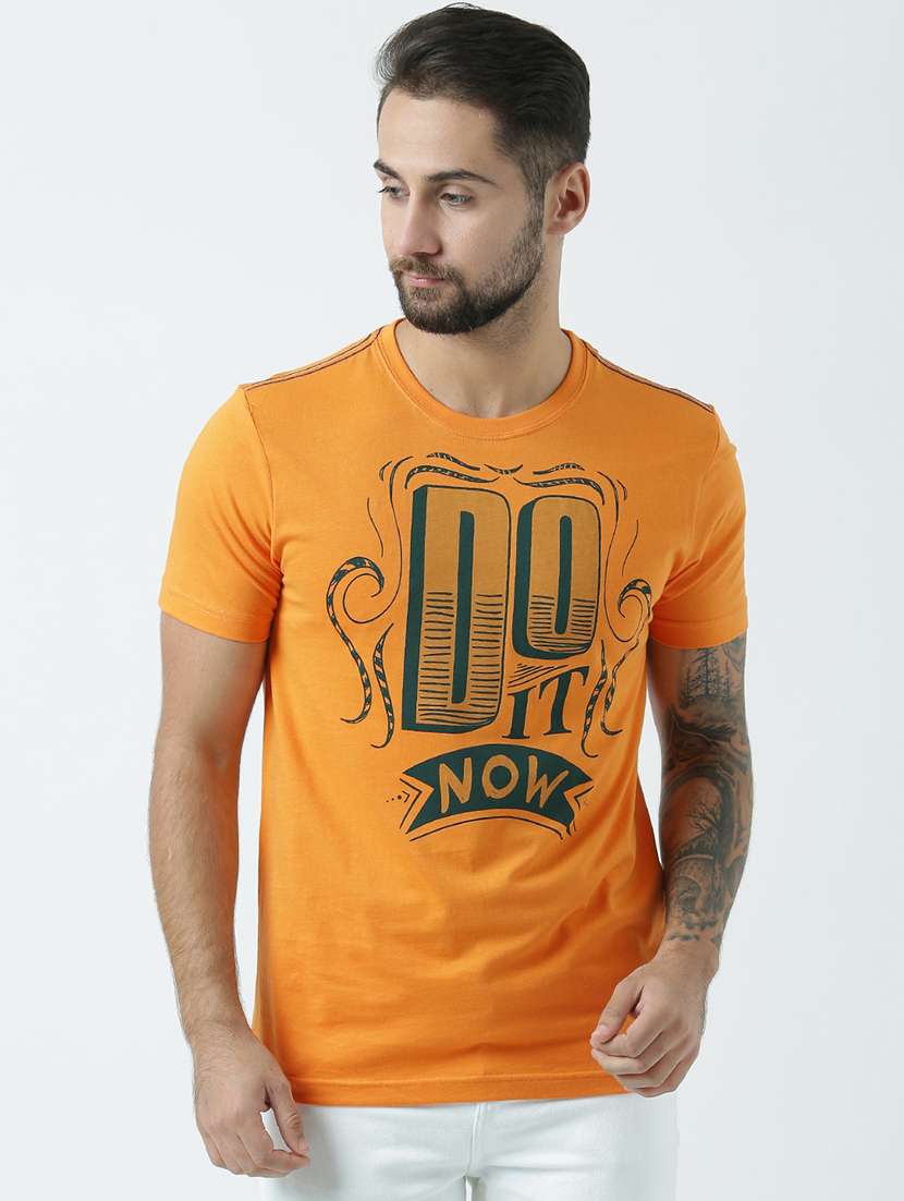 printed cotton regular t-shirt
