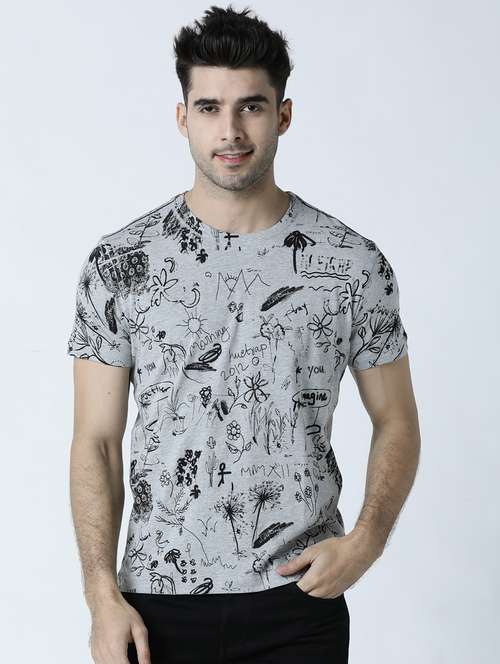 printed cotton regular t-shirt - 19650198 -  Standard Image - 0
