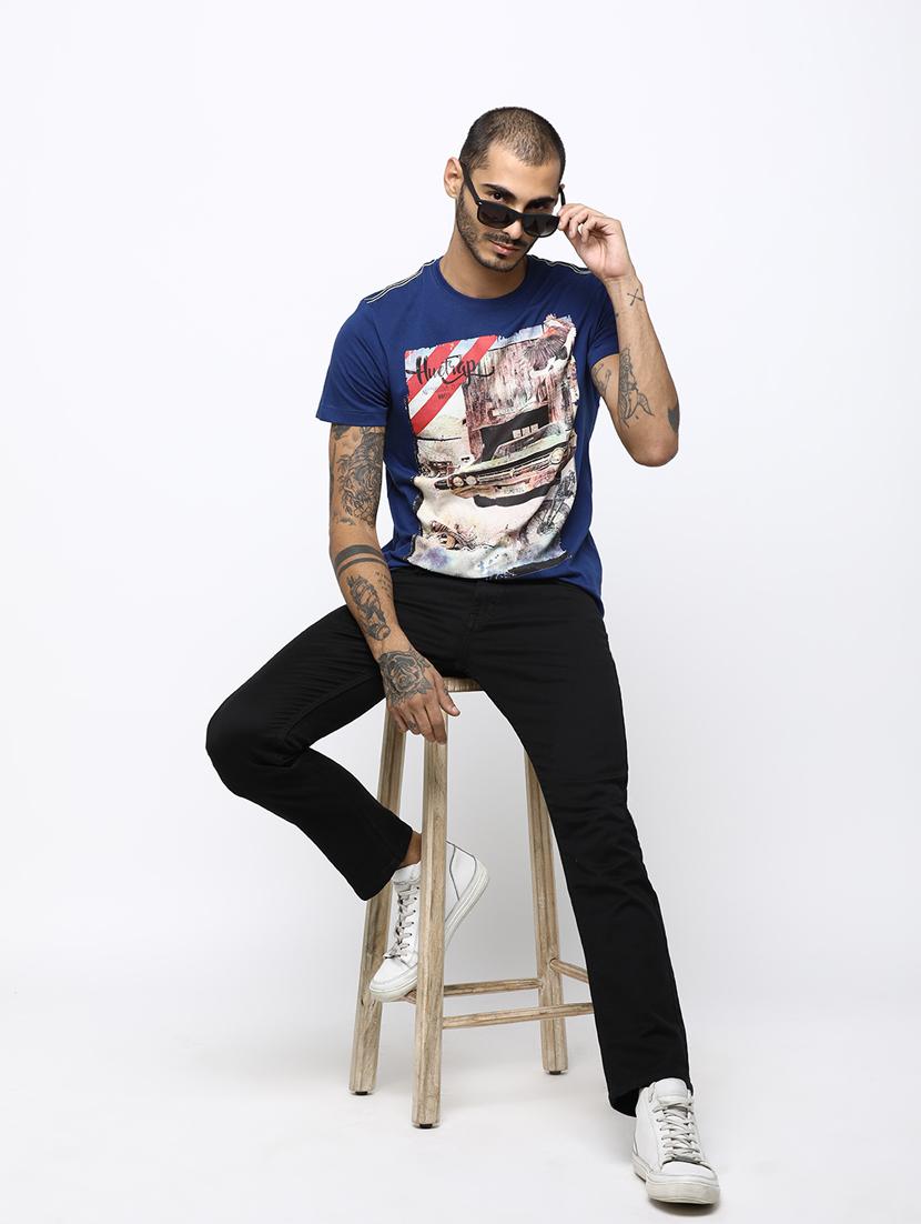 printed cotton regular t-shirt - 19650237 - Standard Image - 3