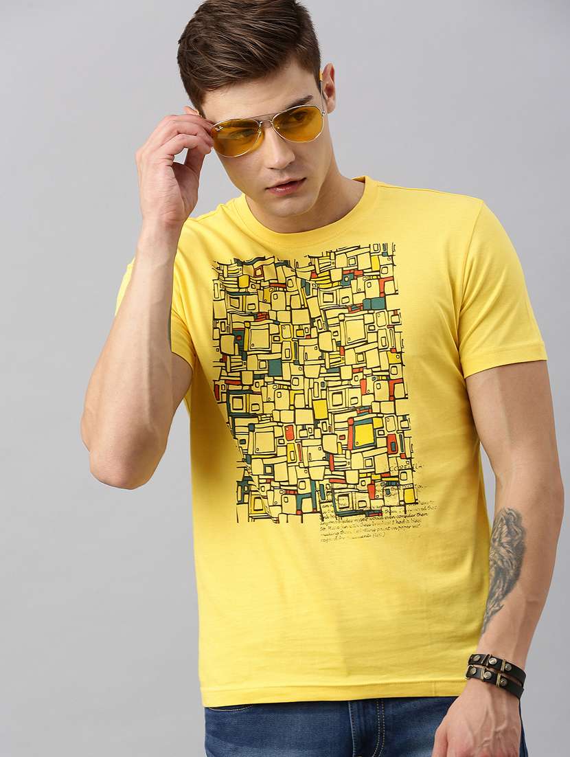 printed cotton regular t-shirt