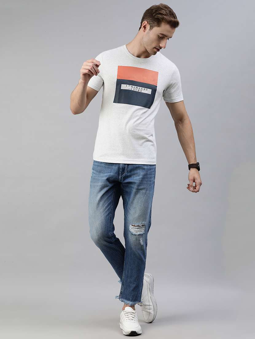 printed cotton regular t-shirt - 19650300 -  Standard Image - 3