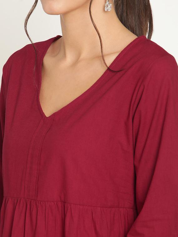 solids fit & flare dress - 19650390 - Standard Image - 3
