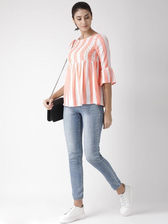 stripes regular top - 19650704 - Standard Image - 3