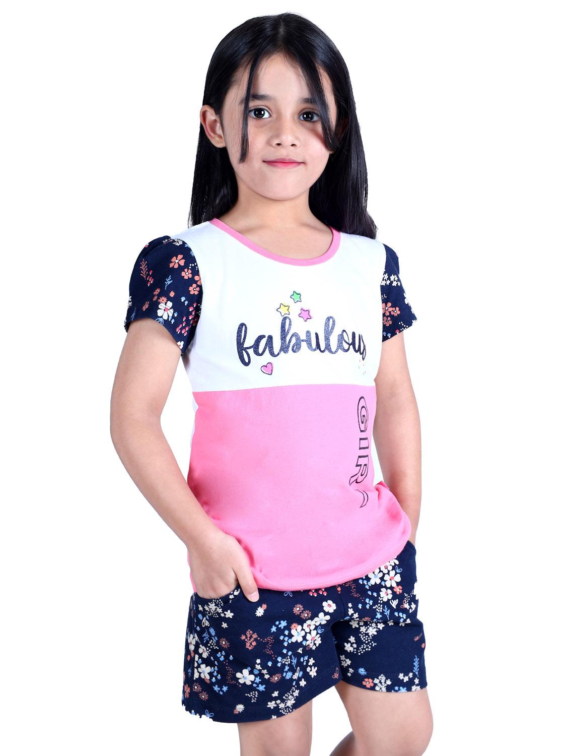 multi colored kids printed twin sets - 19656013 - Zoom Image - 0
