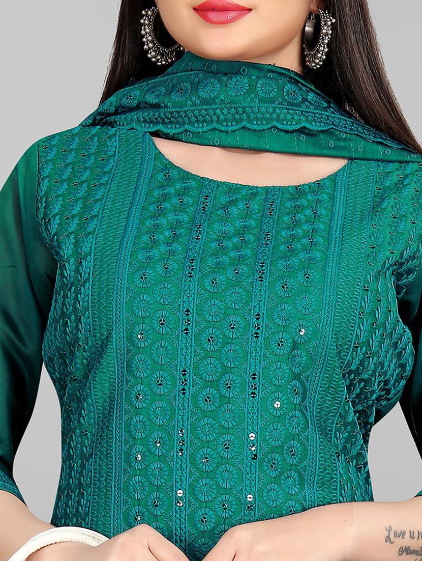 round neck kurta pant set - 19656198 - Standard Image - 3