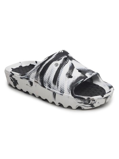 multi colored color block slip on flip flop - 19656765 -  Standard Image - 0