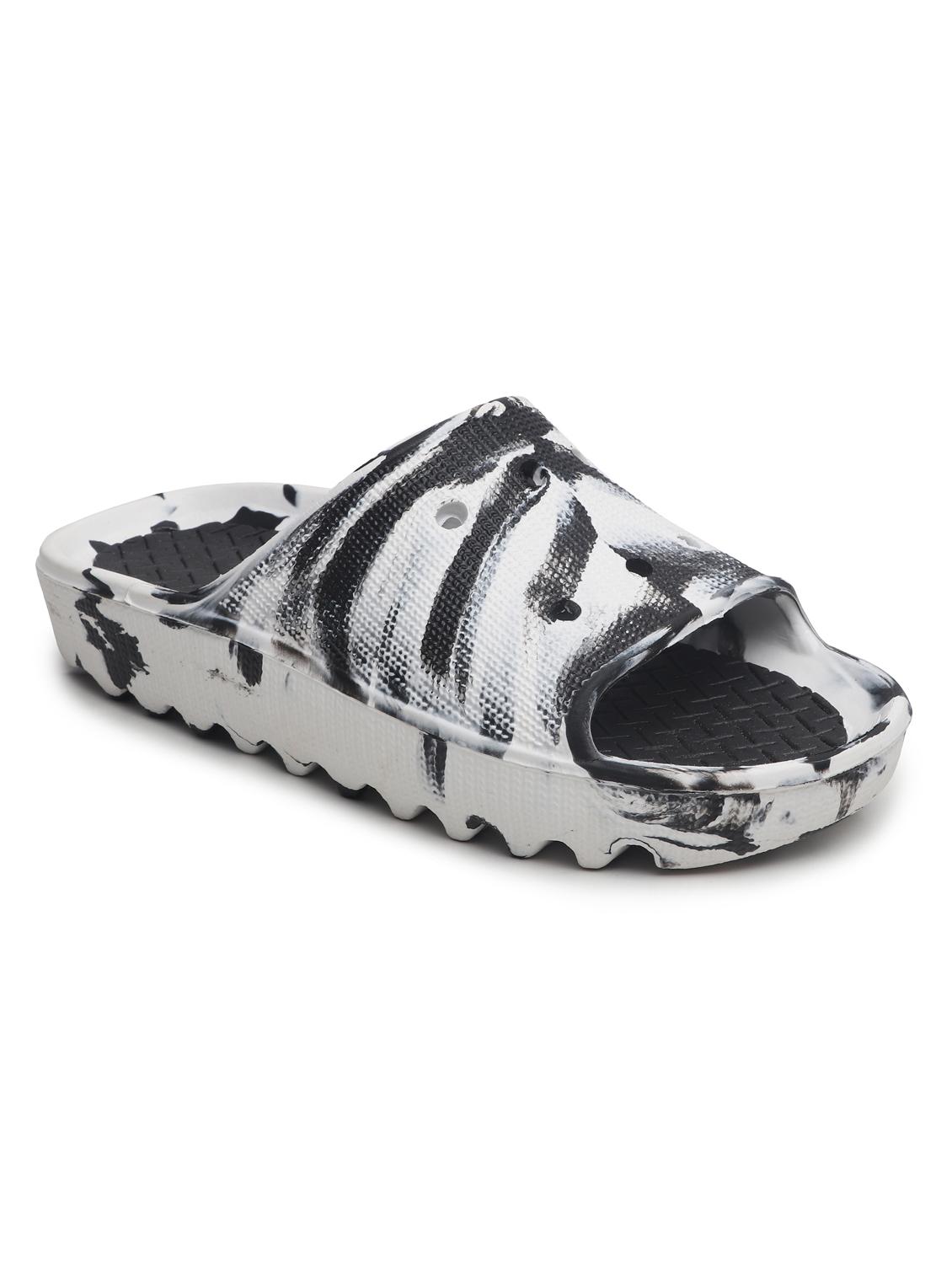 multi colored color block slip on flip flop - 19656765 -  Zoom Image - 0