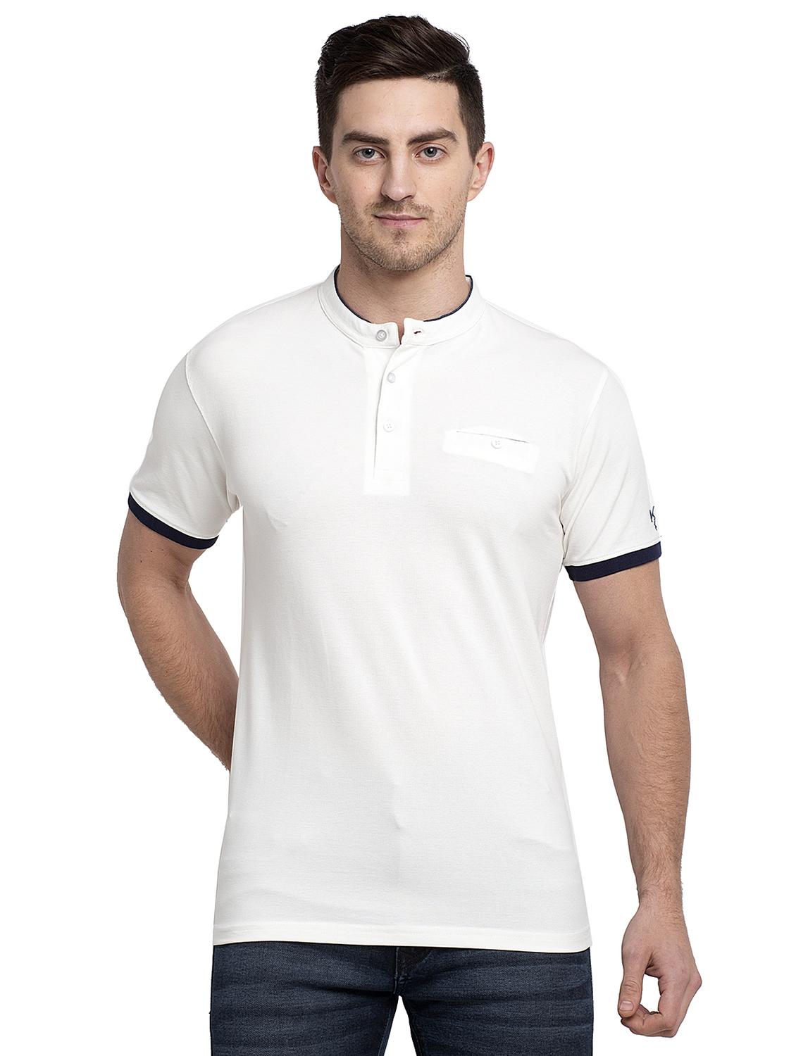 henley neck solid regular t-shirt - 19656813 - Zoom Image - 0