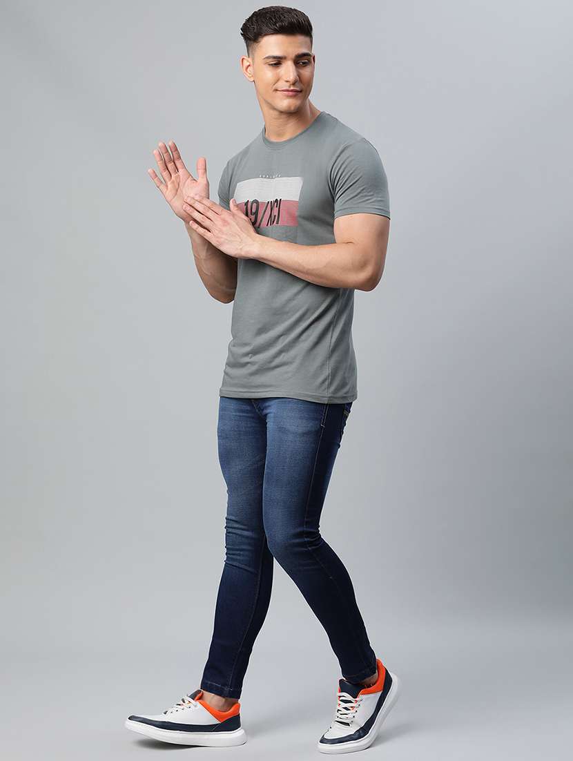 round neck printed regular t-shirt - 19656851 -  Standard Image - 3