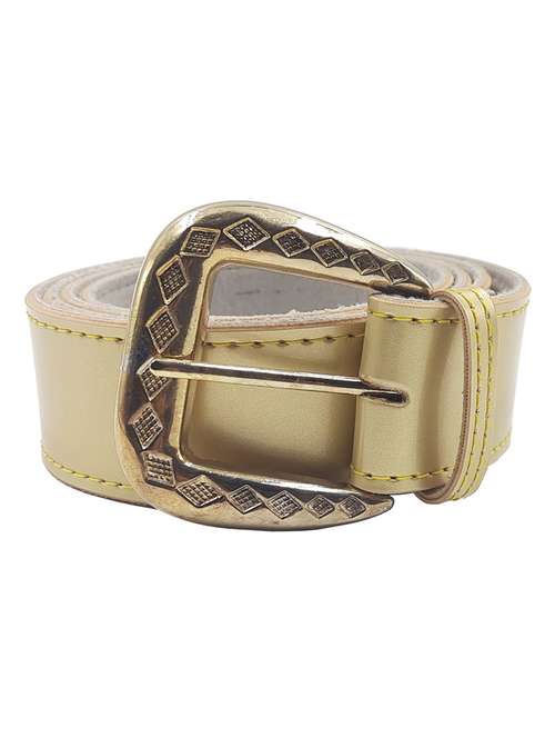 exotique gold casual faux leather belt for women  - 19657025 -  Standard Image - 0