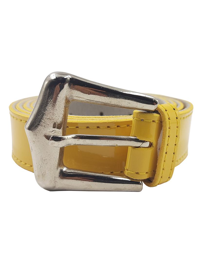 exotique yellow casual faux leather belt for women - 19657030 - Zoom Image - 0