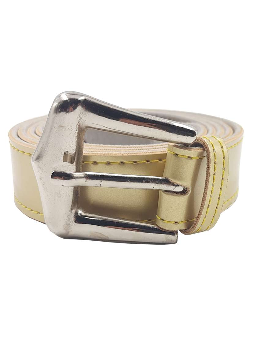 exotique gold casual faux leather belt for women  - 19657031 -  Zoom Image - 0