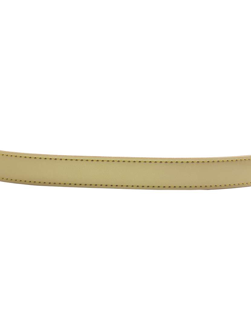 exotique gold casual faux leather belt for women  - 19657031 -  Standard Image - 3