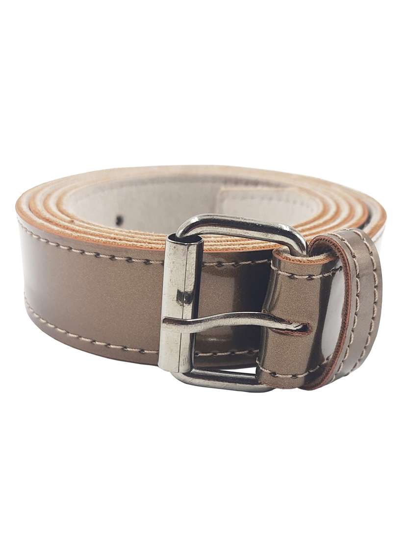 exotique bronze casual faux leather belt for women - 19657033 - Zoom Image - 0
