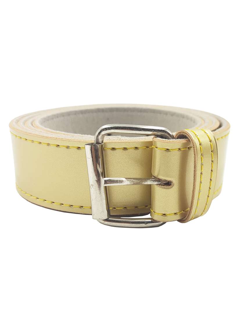 exotique yellow casual faux leather belt for women - 19657036 - Zoom Image - 0