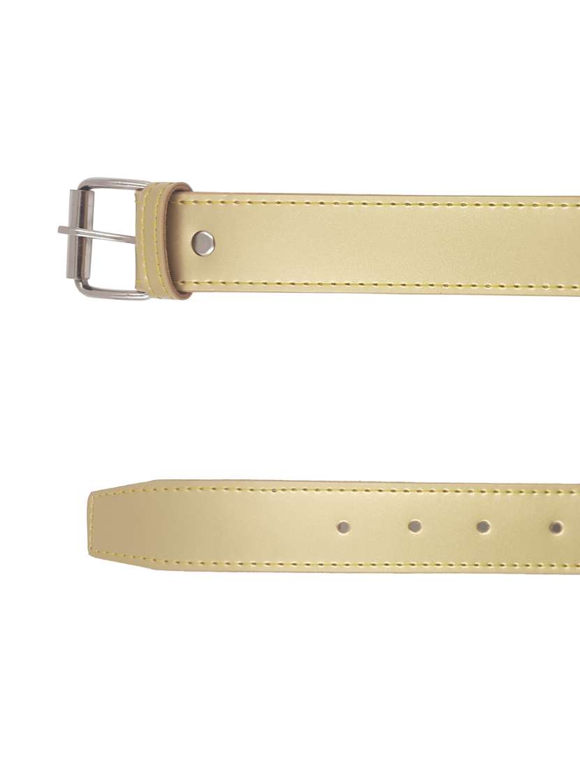 exotique yellow casual faux leather belt for women - 19657036 - Standard Image - 3