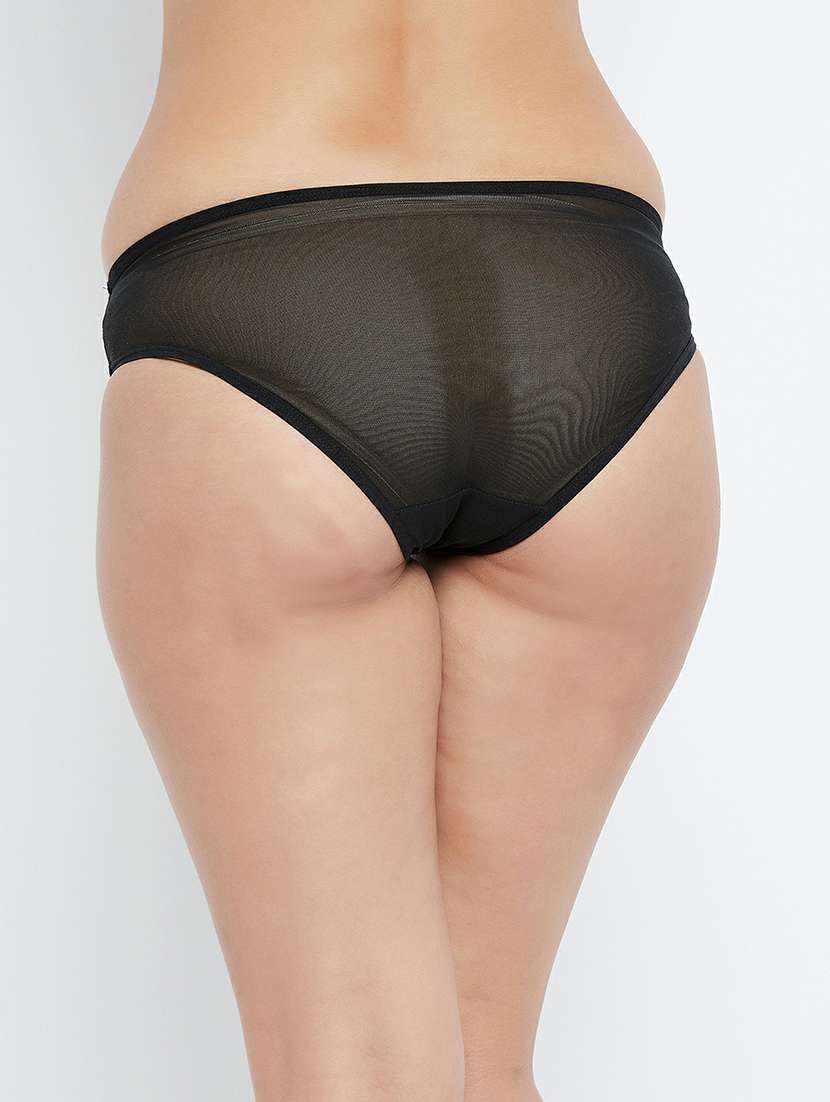 black net bikini panty - 19658530 -  Standard Image - 3