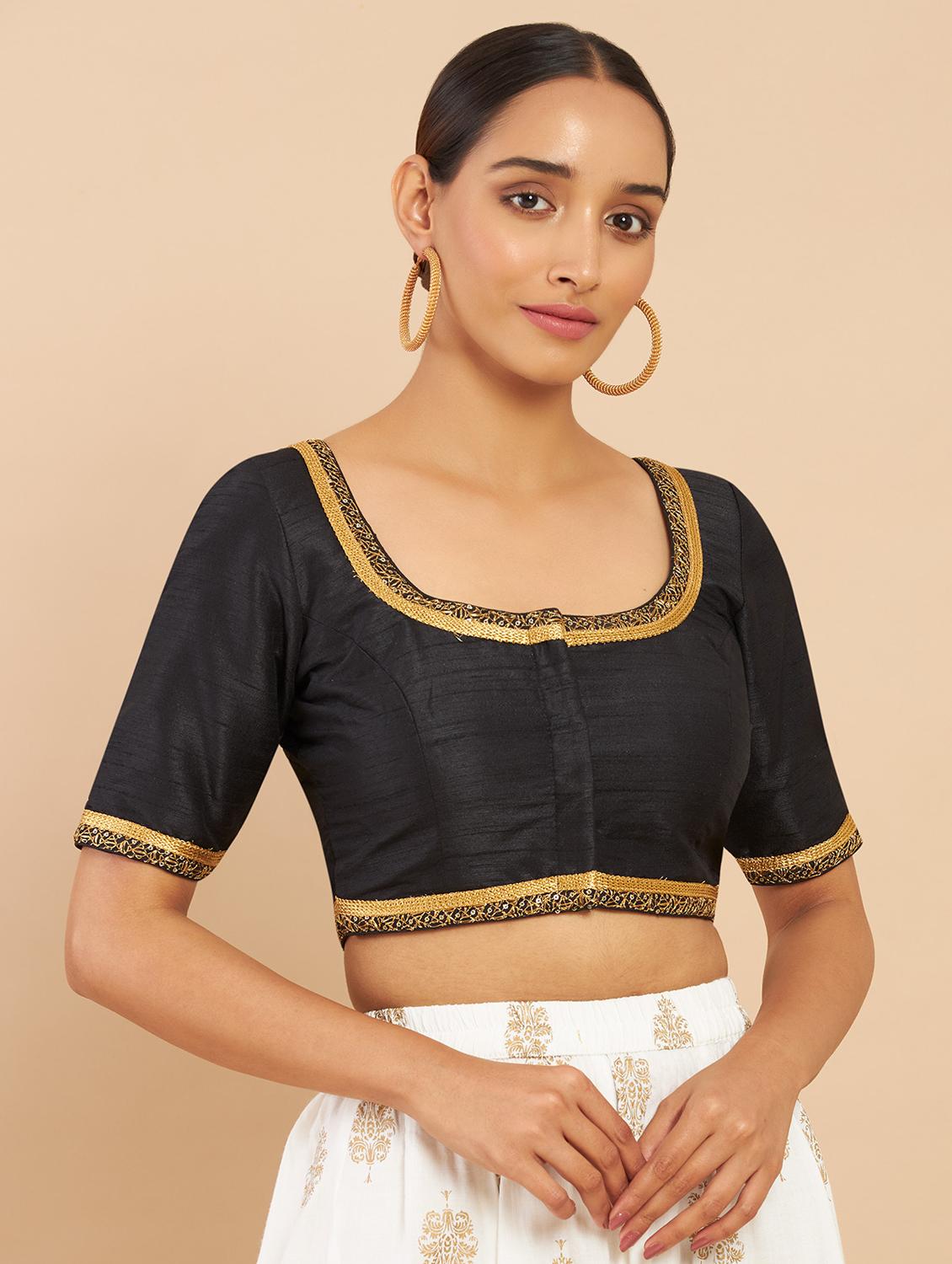 round neck regular blouse - 19658744 -  Zoom Image - 0