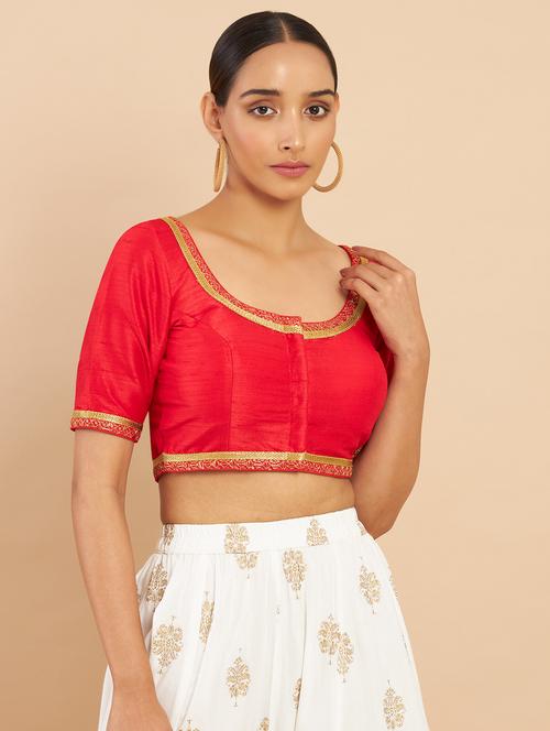 round neck regular blouse - 19658747 - Standard Image - 0