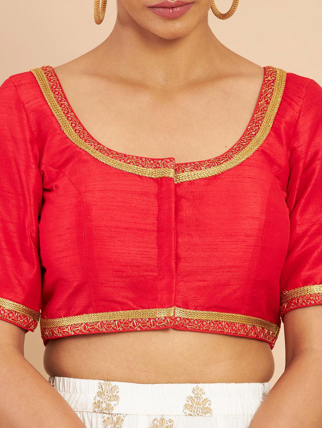 round neck regular blouse - 19658747 - Standard Image - 3