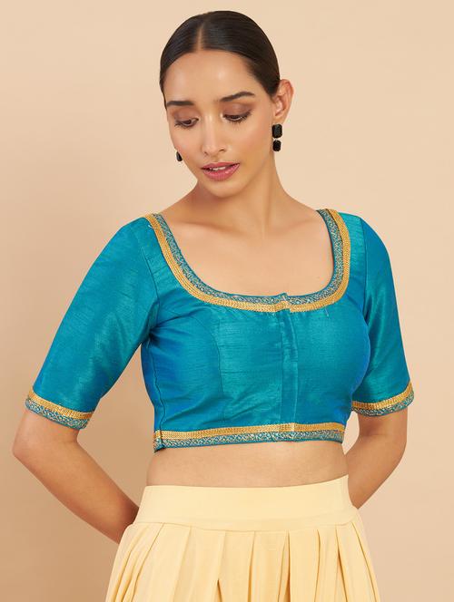 round neck regular blouse - 19658748 - Standard Image - 0