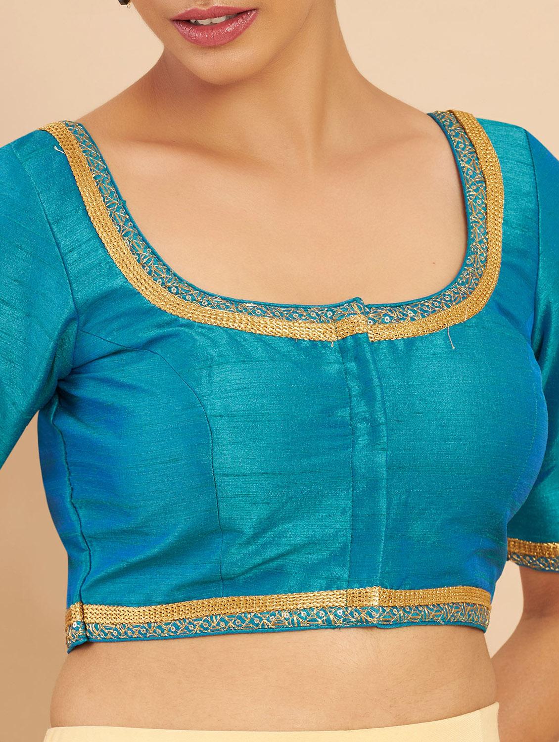 round neck regular blouse - 19658748 - Standard Image - 3