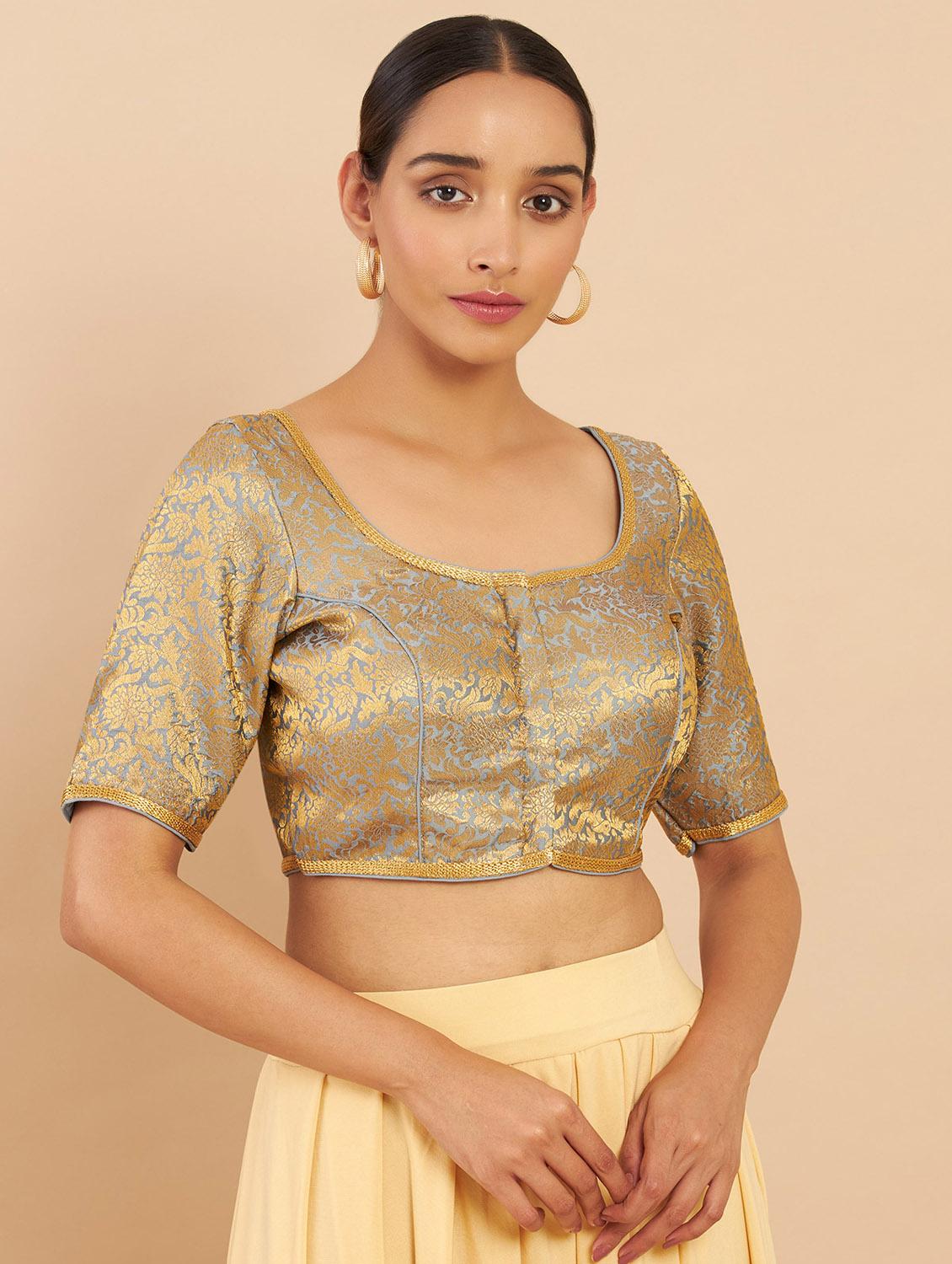 round neck regular blouse - 19658759 - Zoom Image - 0