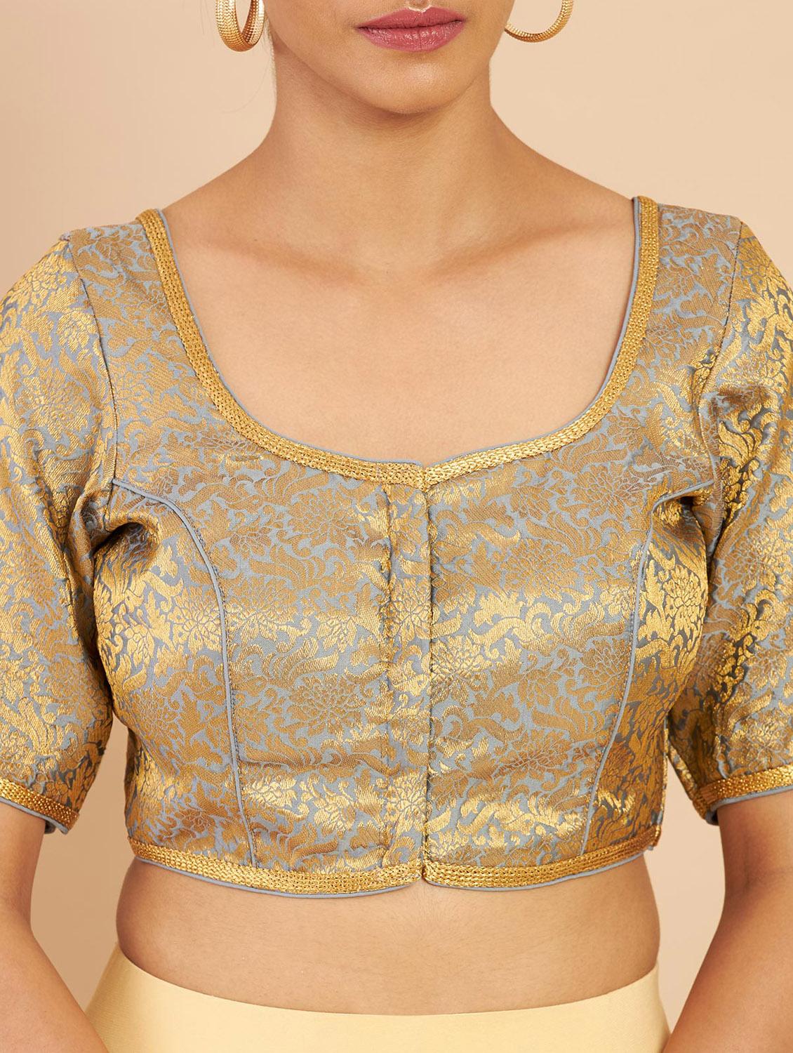 round neck regular blouse - 19658759 - Standard Image - 3