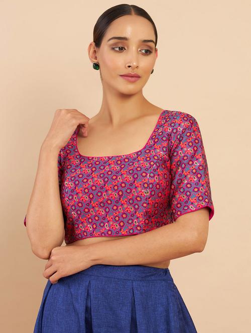 round neck regular blouse - 19658762 - Standard Image - 0