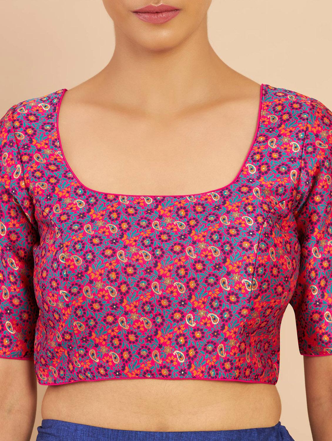 round neck regular blouse - 19658762 - Standard Image - 3