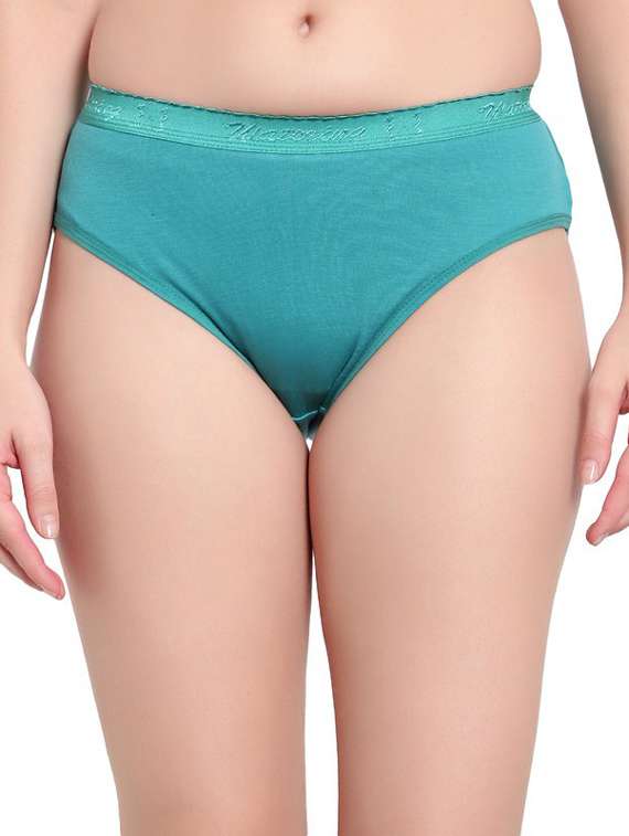 blue cotton hipster panty
