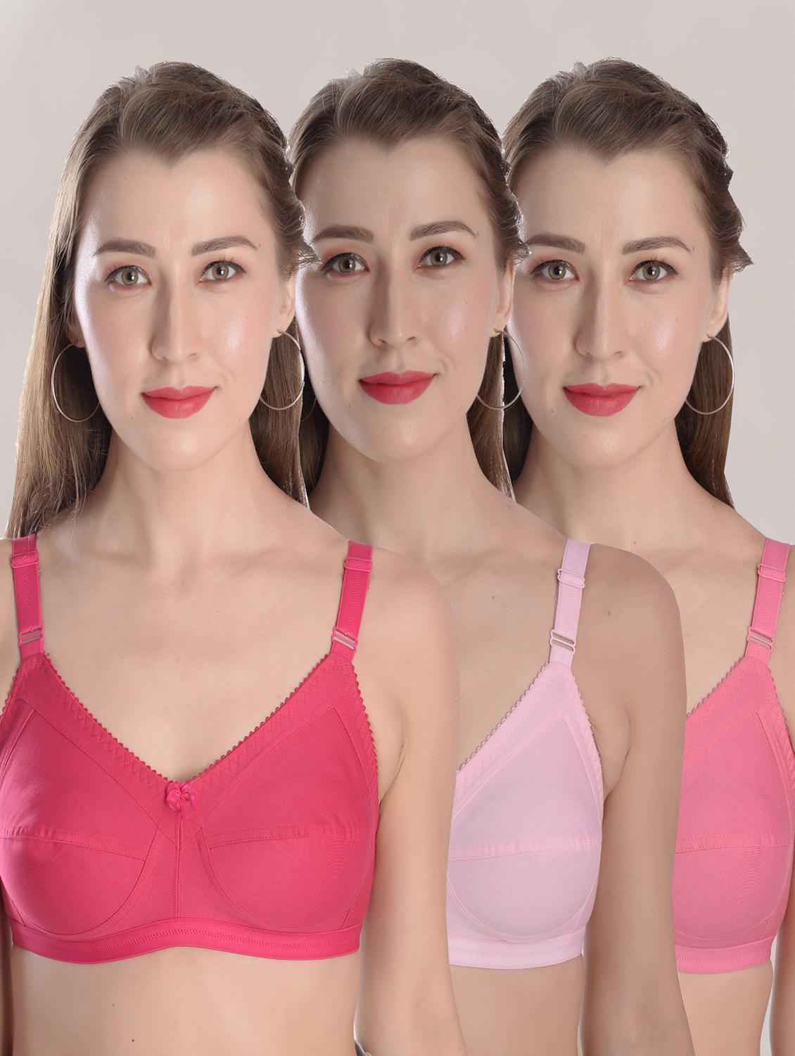 multi colored cotton tshirt bra - 19659592 -  Zoom Image - 0