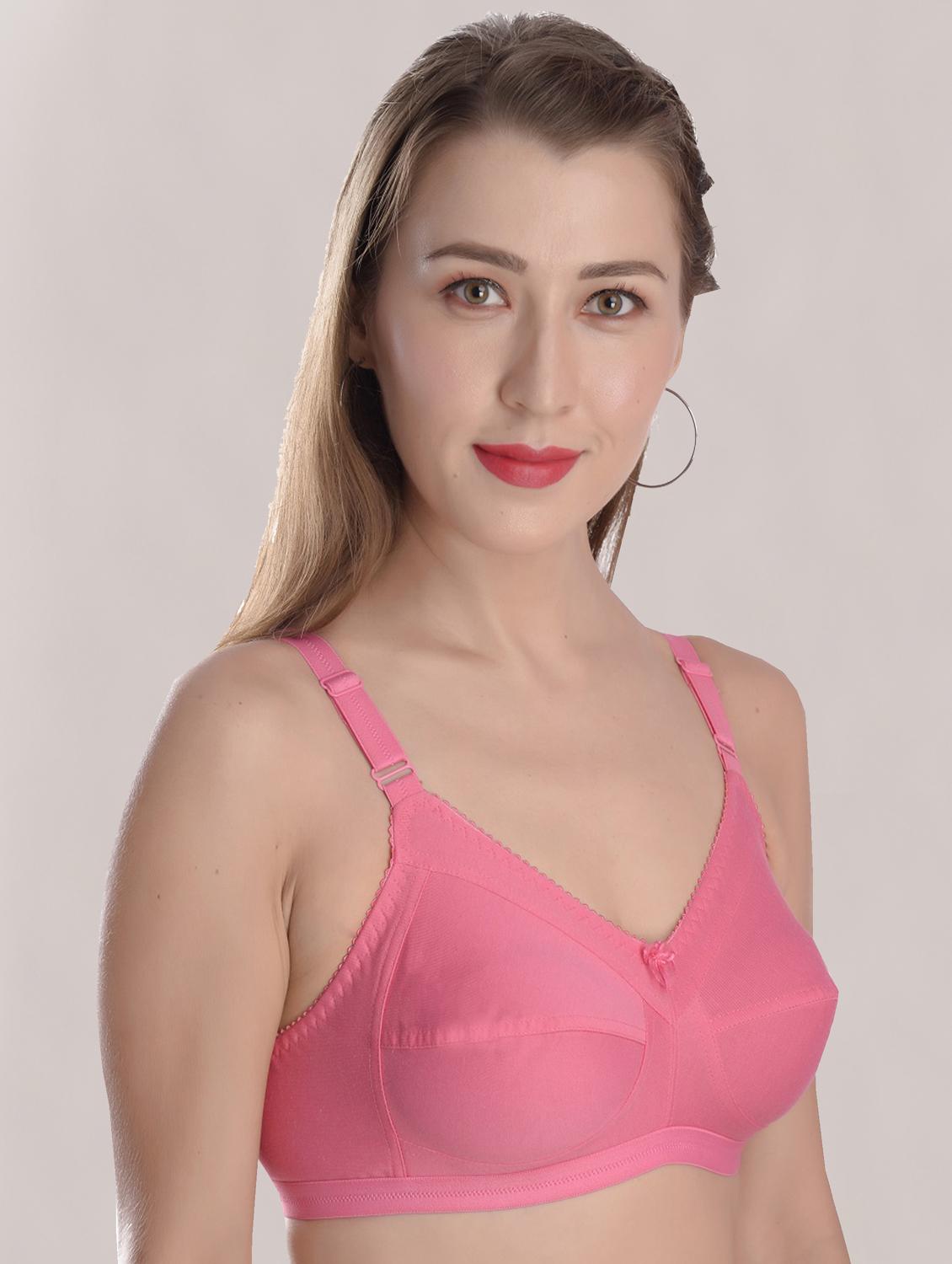 multi colored cotton tshirt bra - 19659592 - Standard Image - 3