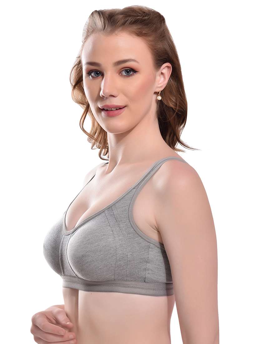 silver hosiery sports bra - 19660341 -  Standard Image - 5