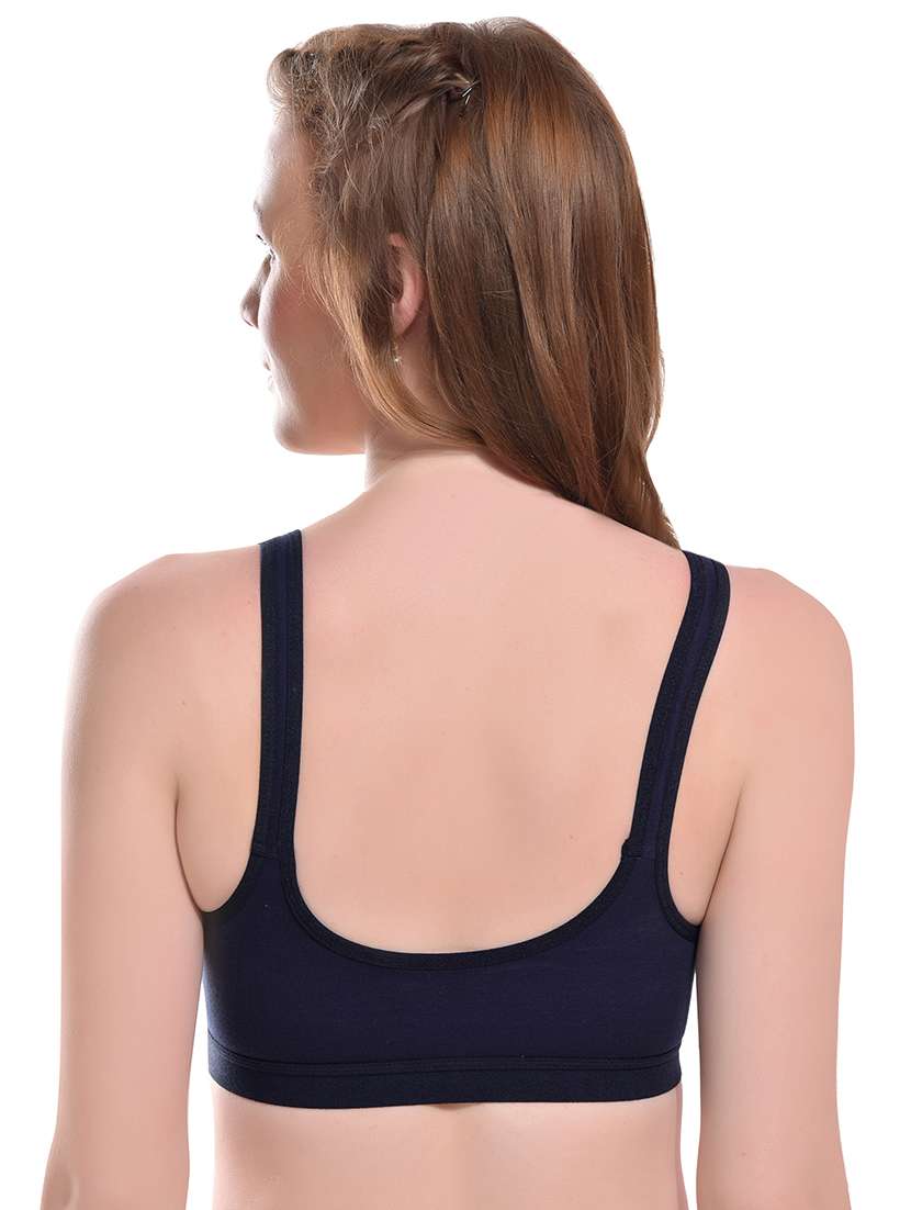 blue hosiery sports bra - 19660369 -  Standard Image - 3