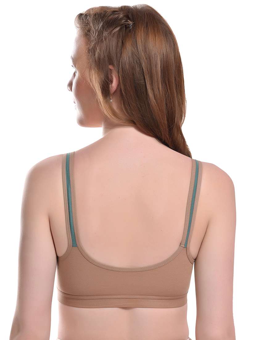 beige hosiery sports bra - 19660370 -  Standard Image - 3