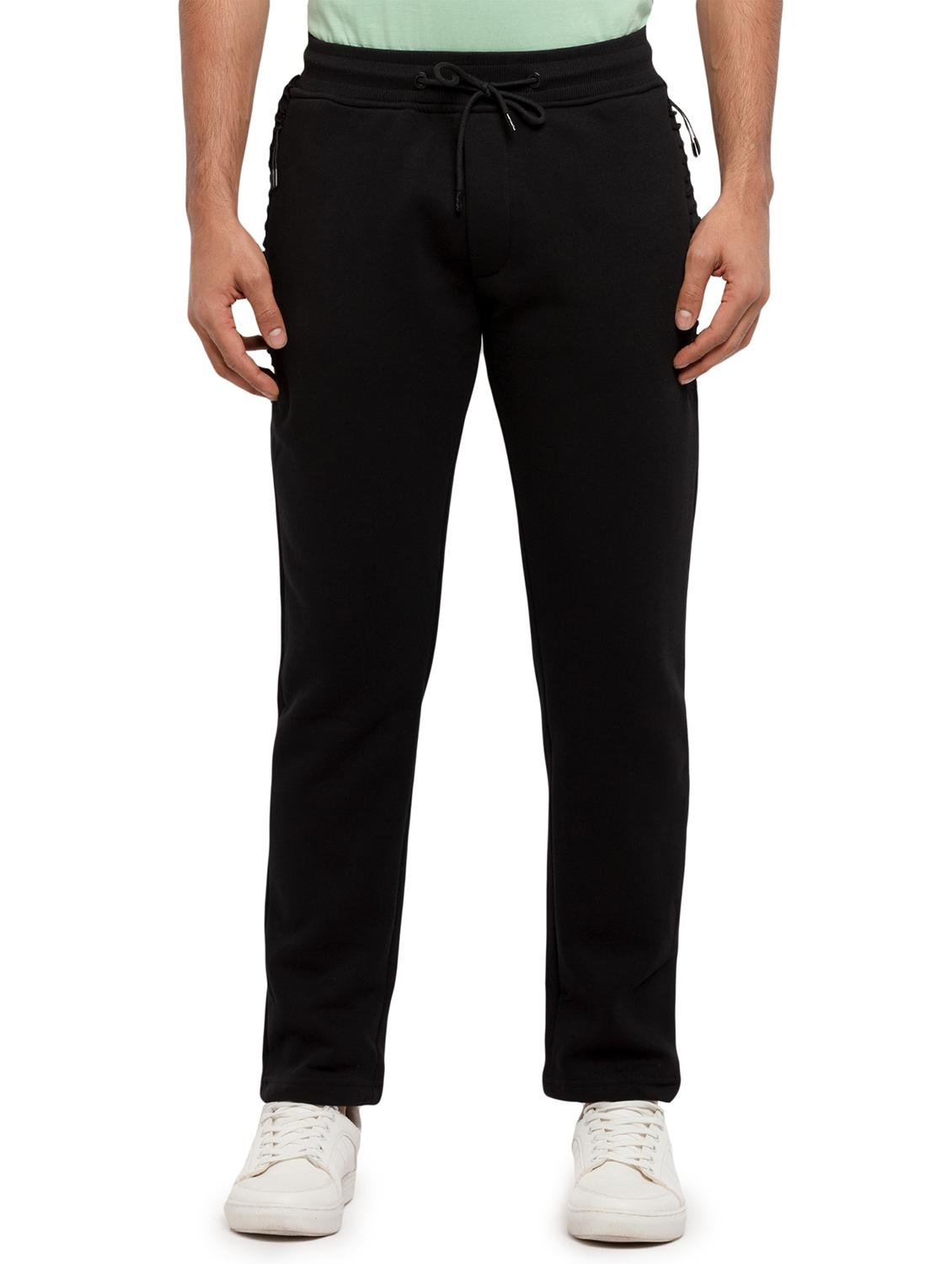 black solid active wear track pant - 19660547 -  Zoom Image - 0
